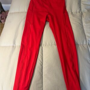 Absolutely Fit Red Leggings